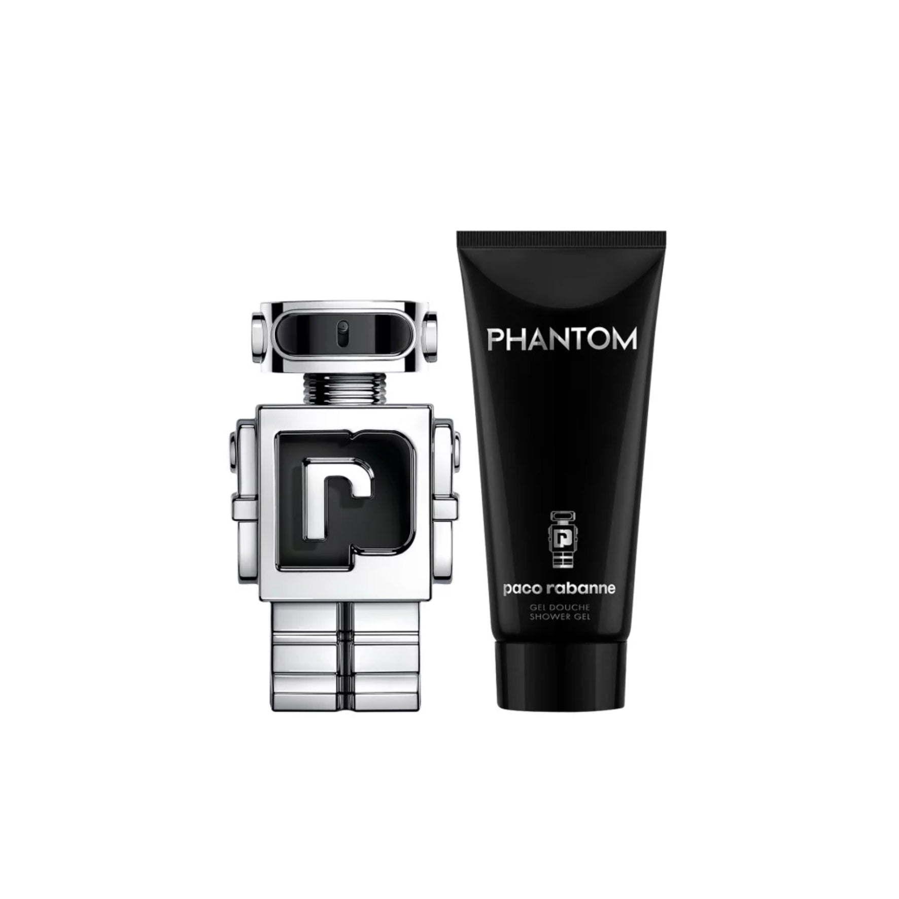 PACO RABANNE PHANTOM 2 PCS SET FOR MEN: 3.4 EAU DE TOILETTE + 3.4 SHOWER GEL